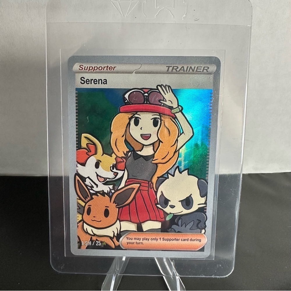 After Skool Hobby Series 1 Serena Trainer Holo Card Fan Art #25